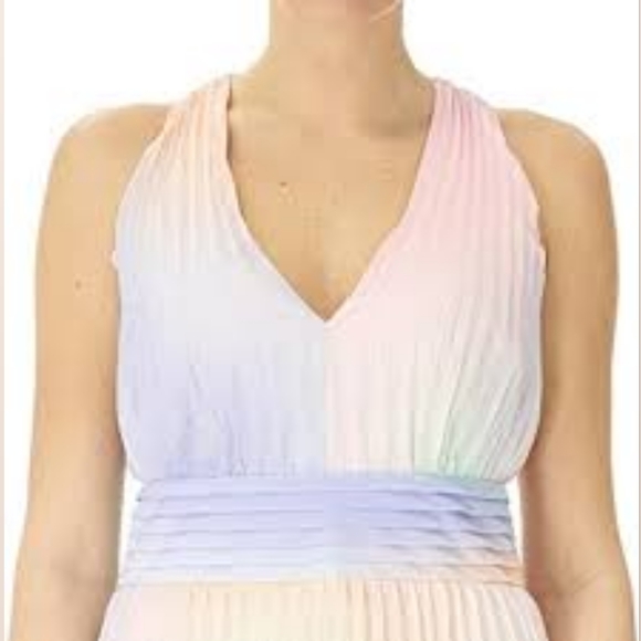 Guess Jennifer Lopez Hind Pleated Maxi Dress S Brand New with Tags - Picture 3 of 9